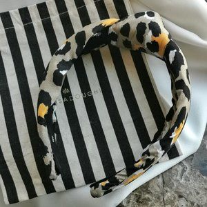 LELE Sadoughi Leopard Knot Headband never worn